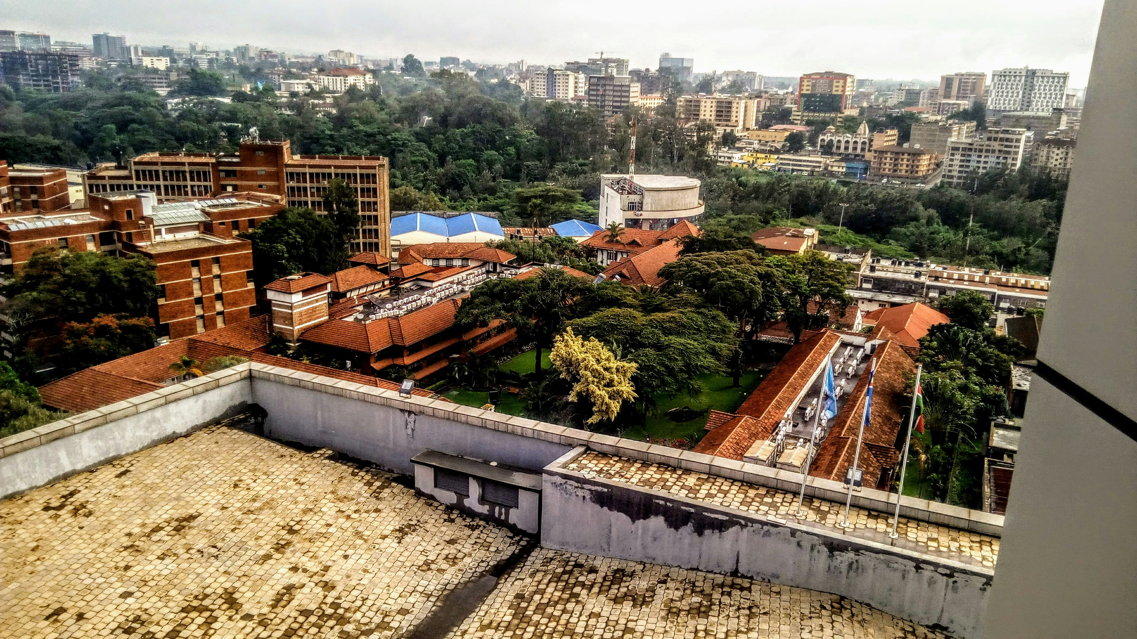 Nairobi skyline and neighborhoods